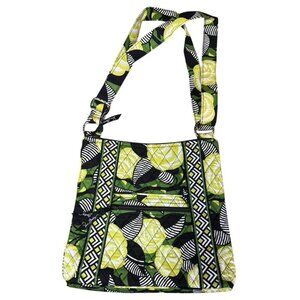 Vera Bradley LA NEON ROSE Hipster Crossbody Bag Purse Handbag Quilted Floral